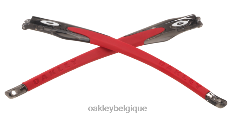 être Oakley lunettes branches accessoires réticulées gris fumé/blanc/rouge LFB042002