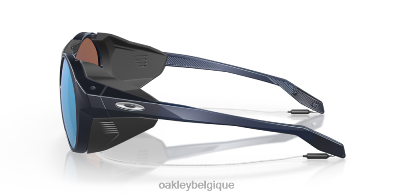 être Oakley lunettes Clifden Verres polarisés Prizm Deep Water, monture bleue translucide mate LFB04464