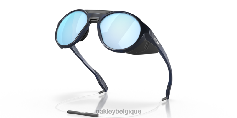 être Oakley lunettes Clifden Verres polarisés Prizm Deep Water, monture bleue translucide mate LFB04464