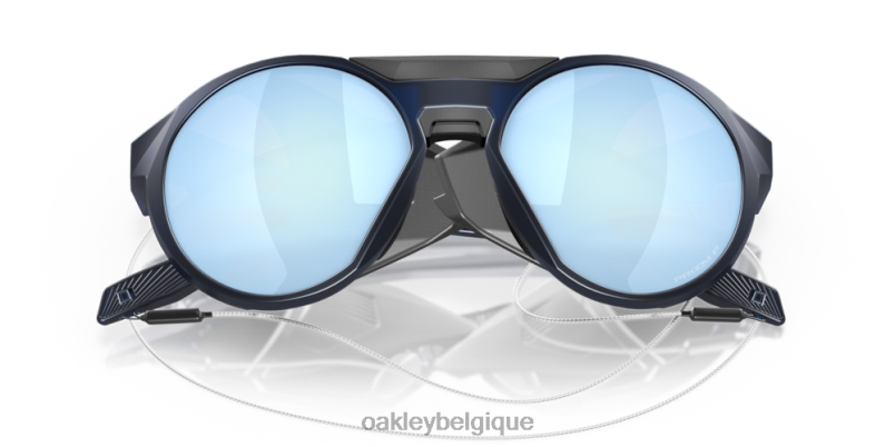 être Oakley lunettes Clifden Verres polarisés Prizm Deep Water, monture bleue translucide mate LFB04464