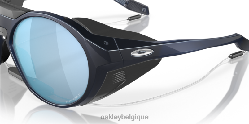 être Oakley lunettes Clifden Verres polarisés Prizm Deep Water, monture bleue translucide mate LFB04464