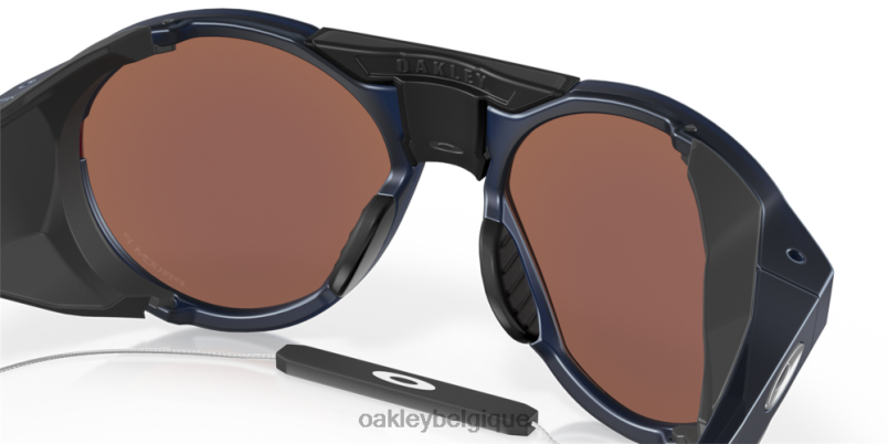 être Oakley lunettes Clifden Verres polarisés Prizm Deep Water, monture bleue translucide mate LFB04464