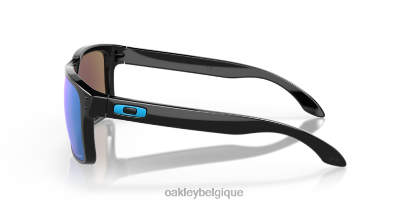 être Oakley lunettes Holbrook verres saphir Prizm, monture noire polie LFB0462