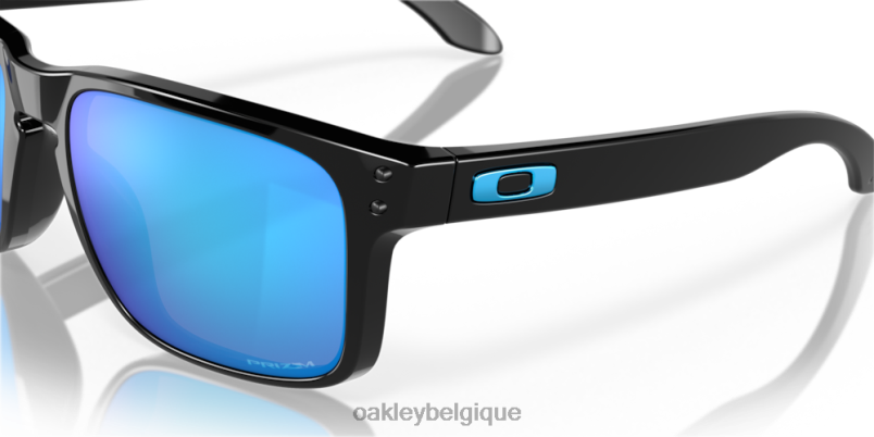 être Oakley lunettes Holbrook verres saphir Prizm, monture noire polie LFB0462