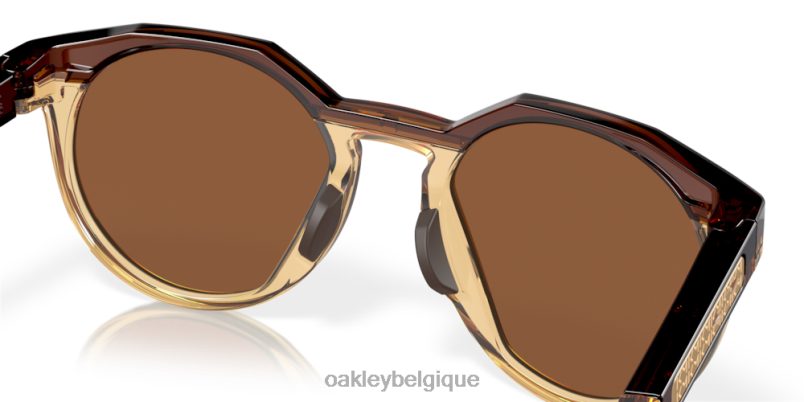 être Oakley lunettes Kylian Mbappé Signature Series HSTN Verres Prizm tungstène, monture ambre foncé/curry clair LFB04786