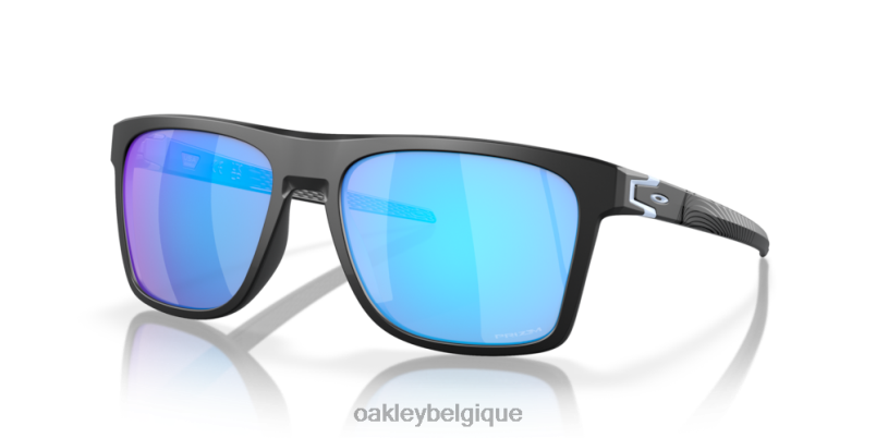 être Oakley lunettes Leffingwell encercle la collection verres saphir Prizm, monture noire mate LFB04601