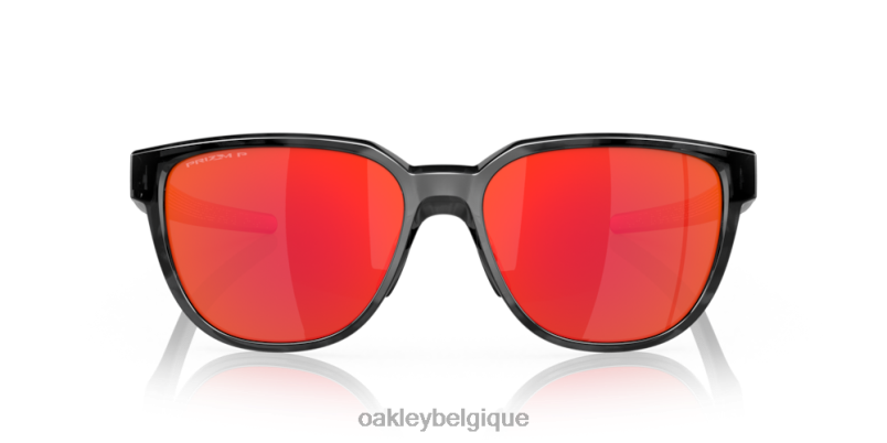 être Oakley lunettes actionneur Verres polarisants Prizm Ruby, monture écaille noire LFB04834