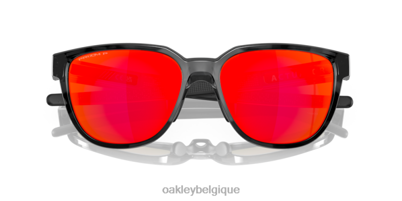 être Oakley lunettes actionneur Verres polarisants Prizm Ruby, monture écaille noire LFB04834