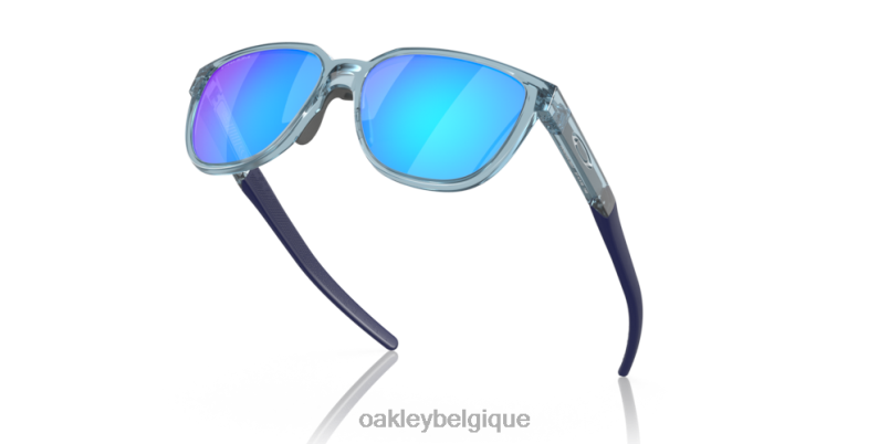 être Oakley lunettes actionneur (montage en pont bas) Verres saphir Prizm, monture stonewash transparente LFB04842