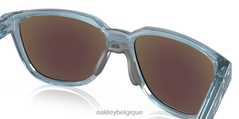 être Oakley lunettes actionneur (montage en pont bas) Verres saphir Prizm, monture stonewash transparente LFB04842