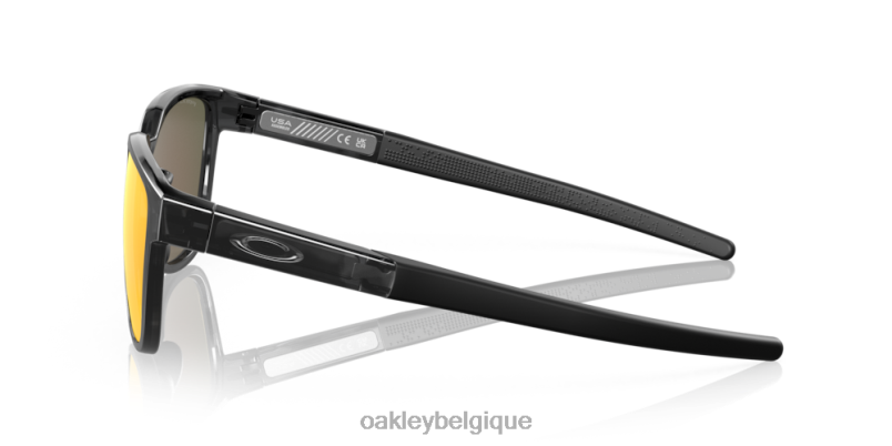 être Oakley lunettes actionneur (montage en pont bas) verres prizm rubis, monture écaille noire LFB04841