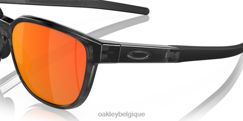 être Oakley lunettes actionneur (montage en pont bas) verres prizm rubis, monture écaille noire LFB04841