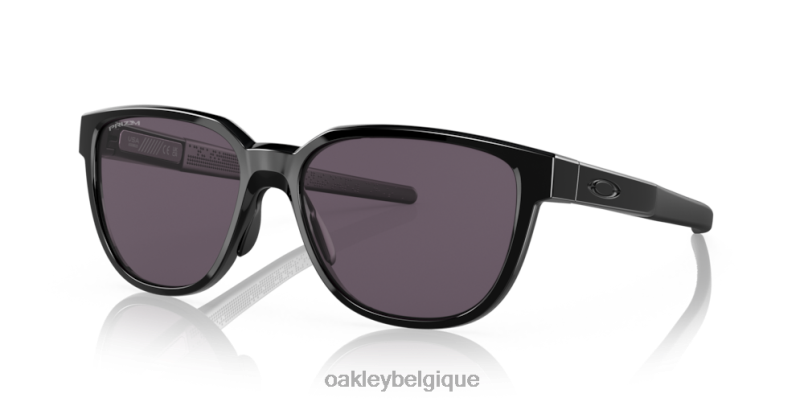 être Oakley lunettes actionneur verres gris Prizm, monture noire polie LFB04830