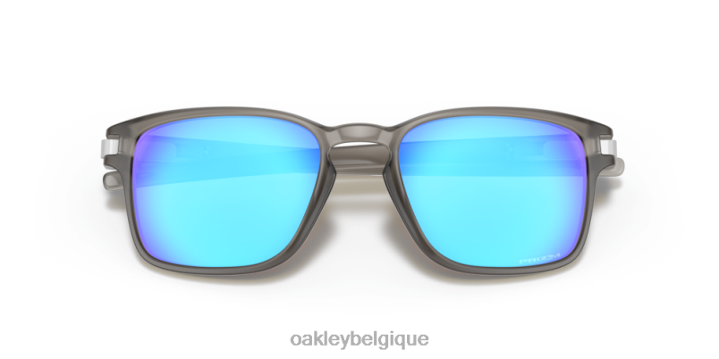 être Oakley lunettes carré de verrouillage (ajustement à pont bas) verres saphir Prizm, monture encre gris mat LFB04918