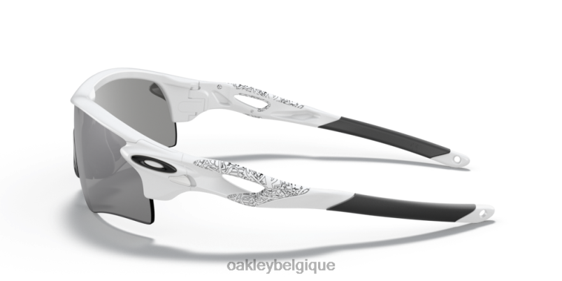 être Oakley lunettes chemin de verrouillage radar (ajustement du pont bas) verres ardoise iridium, monture blanc mat LFB04698