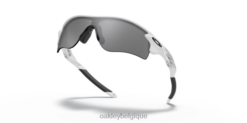être Oakley lunettes chemin de verrouillage radar (ajustement du pont bas) verres ardoise iridium, monture blanc mat LFB04698