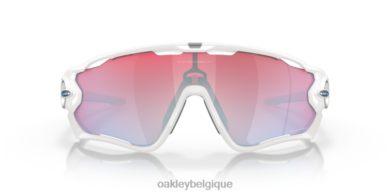 être Oakley lunettes collection de neige jawbreaker prizm Verres Prizm Snow Sapphire, monture blanche polie LFB04881