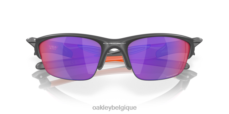 être Oakley lunettes demi-veste 2.0 (coupe pont bas) verres Prizm Road, monture gris foncé mat LFB04682