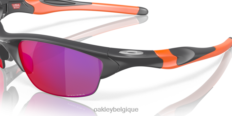 être Oakley lunettes demi-veste 2.0 (coupe pont bas) verres Prizm Road, monture gris foncé mat LFB04682