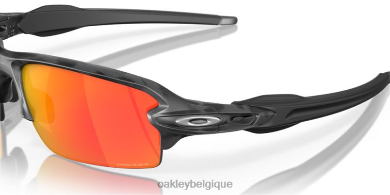 être Oakley lunettes flak 2.0 (coupe à pont bas) collection camouflage noir verres Prizm Ruby, monture camouflage noire LFB04869