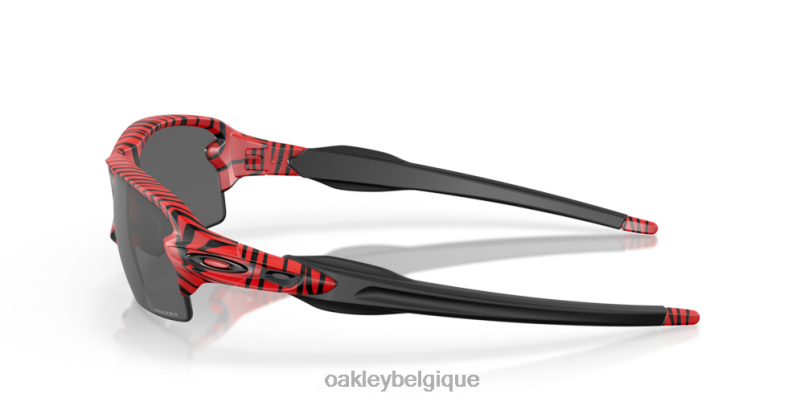 être Oakley lunettes flak 2.0 (montage pont bas) tigre rouge verres prizm noirs, monture tigre rouge LFB04877