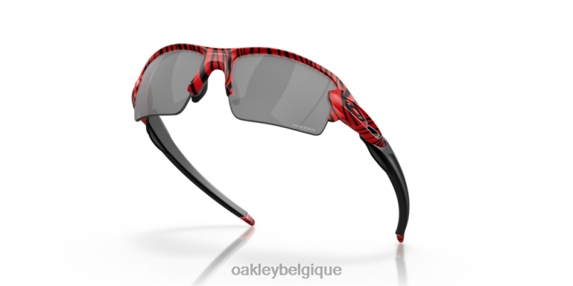 être Oakley lunettes flak 2.0 (montage pont bas) tigre rouge verres prizm noirs, monture tigre rouge LFB04877