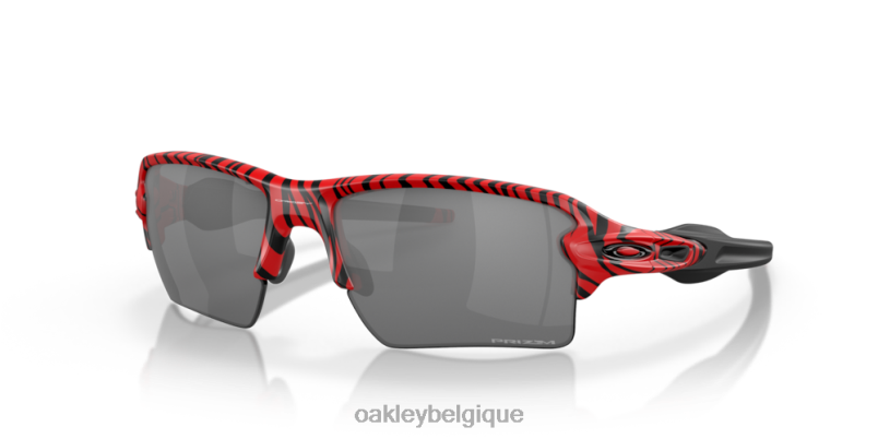 être Oakley lunettes flak 2.0 xl tigre rouge verres prizm noirs, monture tigre rouge LFB04242