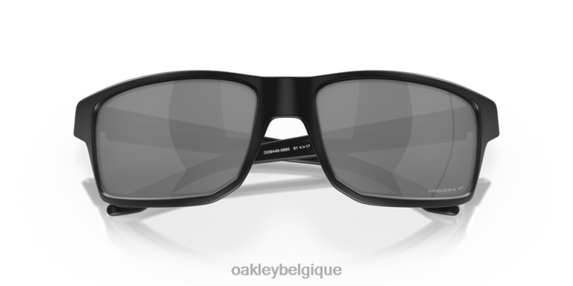 être Oakley lunettes gibston verres polarisants noirs Prizm, monture noire mate LFB04386