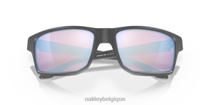 être Oakley lunettes gibston verres prizm snow saphir, monture en acier LFB04390