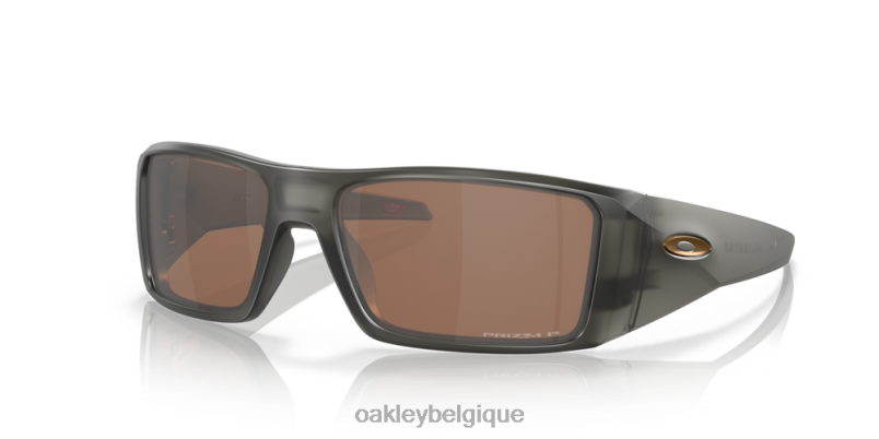 être Oakley lunettes héliostat Verres polarisés Prizm tungstène, monture gris fumé mat LFB04757