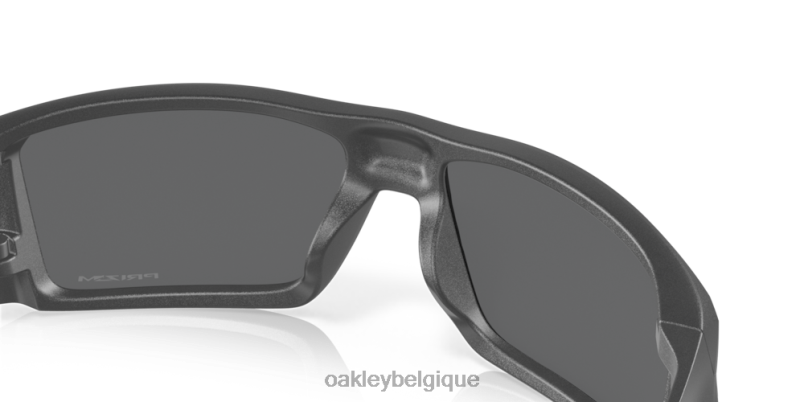 être Oakley lunettes héliostat verres prizm noirs, monture en acier LFB04756