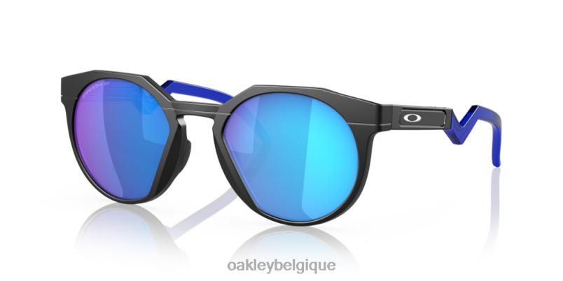 être Oakley lunettes hstn Verres polarisés Prizm Sapphire, monture noire mate LFB0498