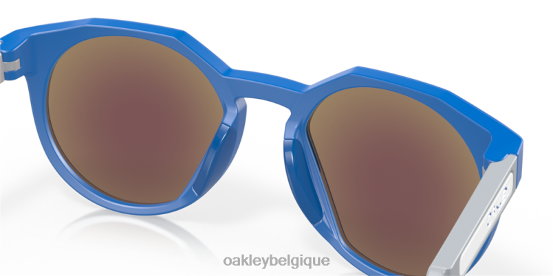 être Oakley lunettes hstn (ajustement du pont bas) Verres saphir Prizm, monture saphir mat LFB041013