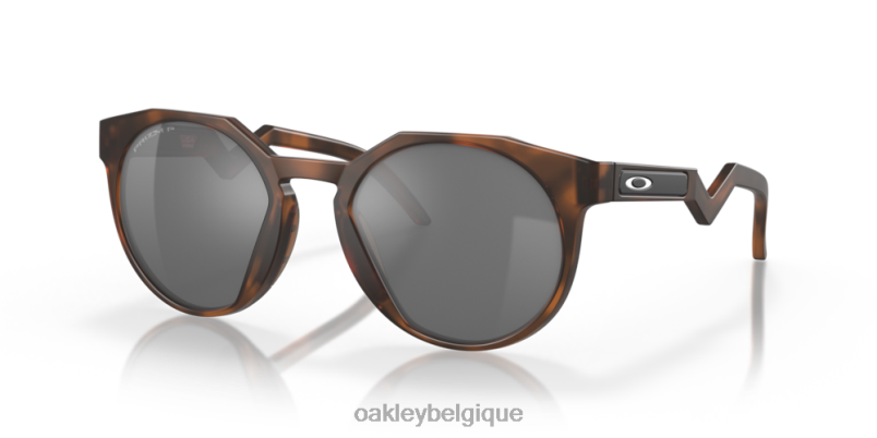 être Oakley lunettes hstn verres polarisants noirs Prizm, monture écaille marron mat LFB041005