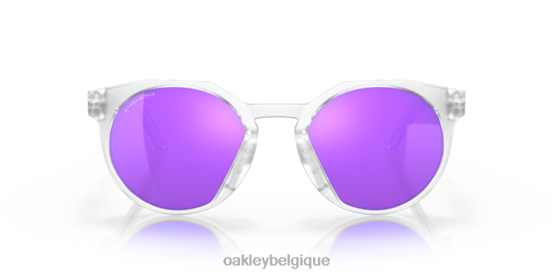 être Oakley lunettes hstn verres prizm violets, monture transparente mate LFB041002