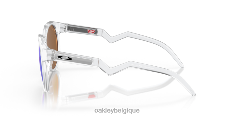 être Oakley lunettes hstn verres prizm violets, monture transparente mate LFB041002