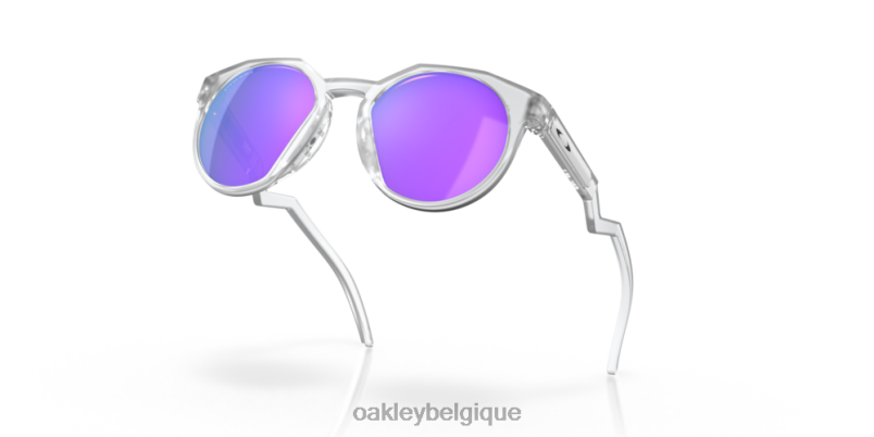 être Oakley lunettes hstn verres prizm violets, monture transparente mate LFB041002