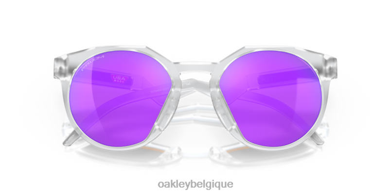 être Oakley lunettes hstn verres prizm violets, monture transparente mate LFB041002