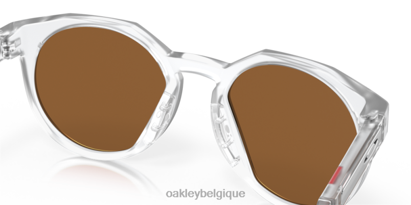 être Oakley lunettes hstn verres prizm violets, monture transparente mate LFB041002