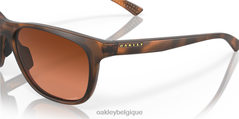 être Oakley lunettes ligne directrice verres Prizm dégradés marron, monture écaille marron mat LFB041073