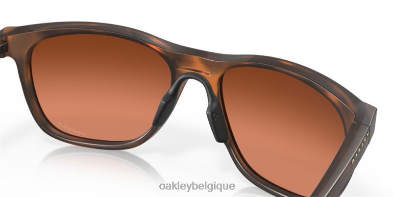 être Oakley lunettes ligne directrice verres Prizm dégradés marron, monture écaille marron mat LFB041073