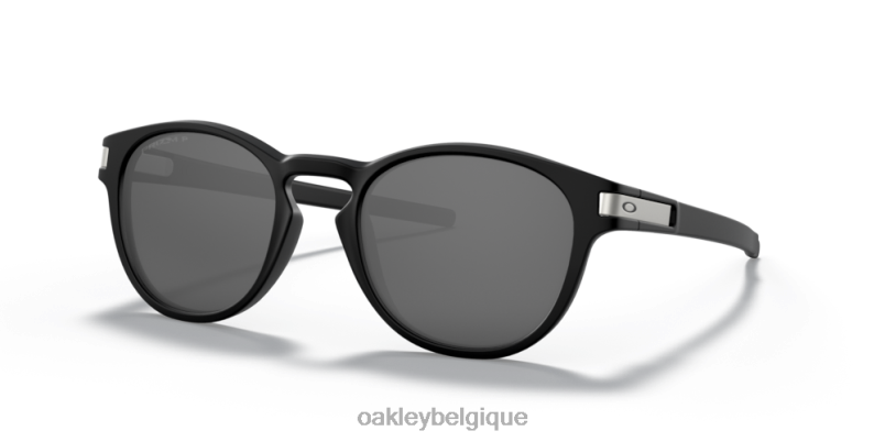 être Oakley lunettes loquet (ajustement à pont bas) Verres polarisants noirs Prizm, monture à encre noire mate LFB04906