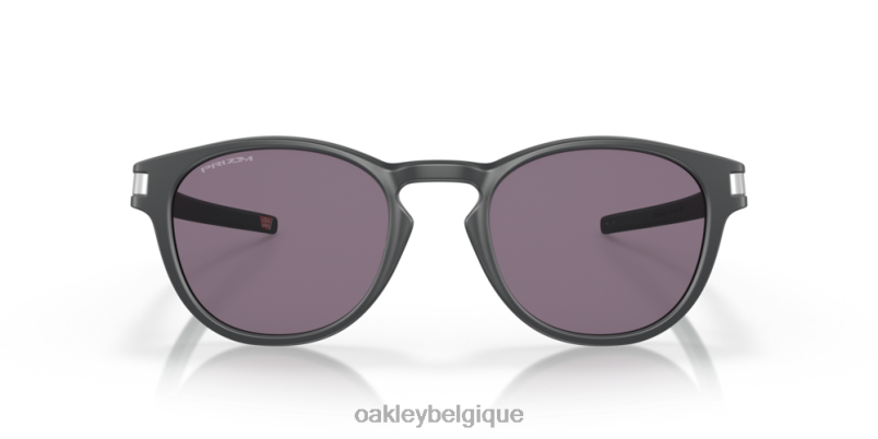 être Oakley lunettes loquet (ajustement à pont bas) verres prizm gris, monture carbone mat LFB04910