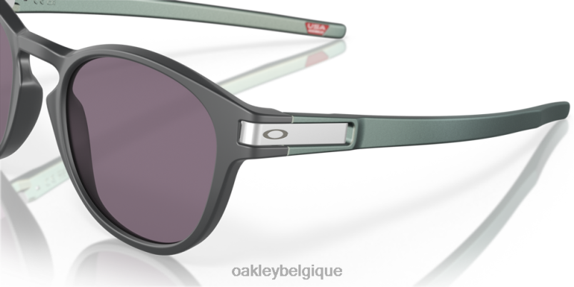 être Oakley lunettes loquet (ajustement à pont bas) verres prizm gris, monture carbone mat LFB04910