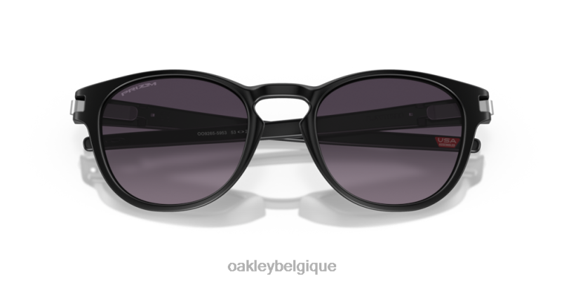 être Oakley lunettes loquet verres Prizm gris dégradés, monture noir mat LFB04856