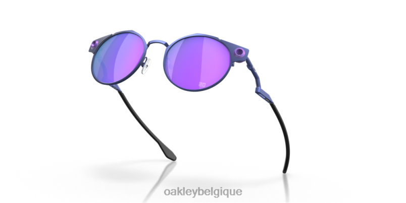 être Oakley lunettes pêne dormant collection Fabio Quartararo verres prizm violets, monture marine mate LFB04546