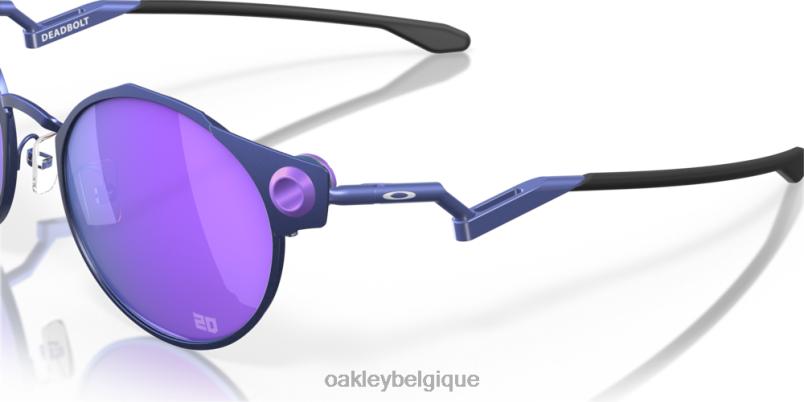 être Oakley lunettes pêne dormant collection Fabio Quartararo verres prizm violets, monture marine mate LFB04546