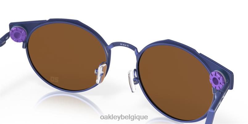 être Oakley lunettes pêne dormant collection Fabio Quartararo verres prizm violets, monture marine mate LFB04546