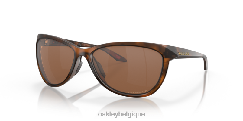 être Oakley lunettes pasque Verres polarisants Prizm tungstène, monture écaille marron mat LFB04738