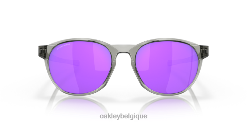 être Oakley lunettes reedmace (ajustement de pont bas) verres prizm violets, monture encre grise LFB04662